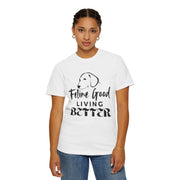 Feline Good Living Better Unisex Quality T-shirt