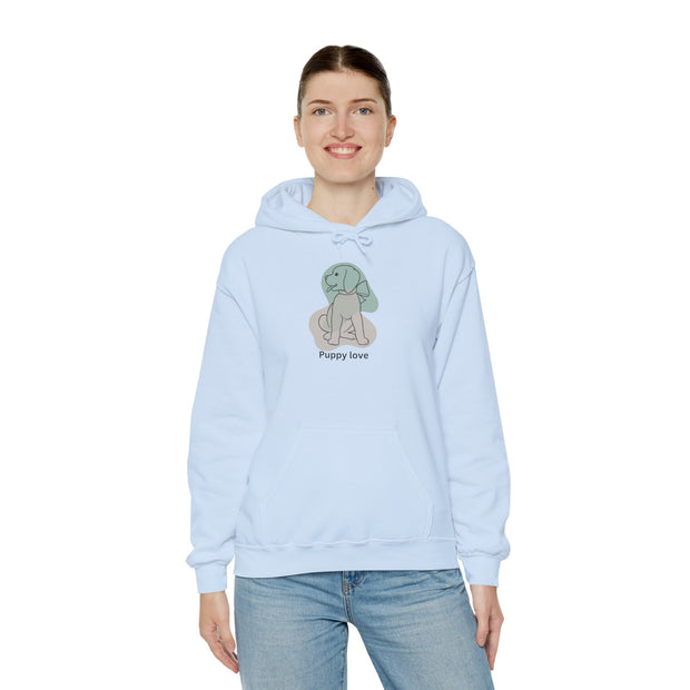 Unisex Heavy Blend Hooded Puppy Love