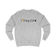 Unisex Pride Sweatshirt for LGBTQ+ Cat Lovers