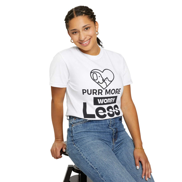 Purr More Worry Less Unisex T-shirt