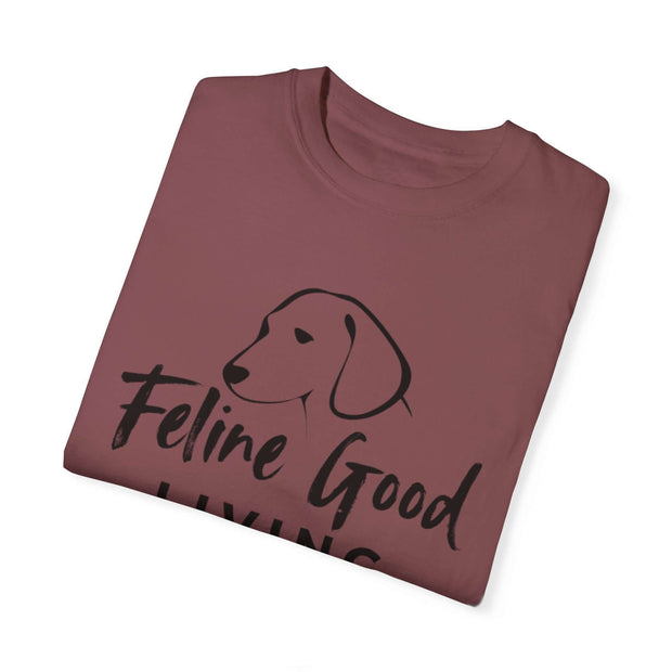 Feline Good Living Better Unisex Quality T-shirt